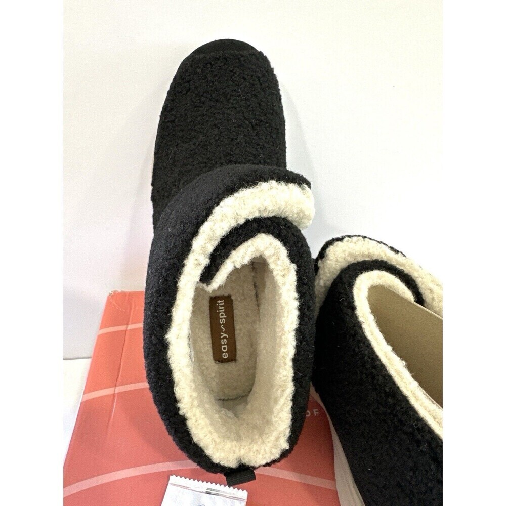 Easy Spirit SE Brindle2 Women’s Booties Black Size 9 Wide Comfort Fleece Lined - Picture 6 of 8